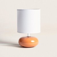 Ledkia - Tischleuchte Keramik Ava Orange von LEDKIA