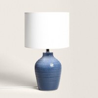 Ledkia - Tischlampe Keramik Botijo Dunkles Blau Ledkia - Tischlampe Keramik Botijo Dunkles Blau von LEDKIA