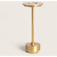 Ledkia - Tragbare LED-Tischleuchte 3W mit wiederaufladbarem USB-Akku Astrid Gold von LEDKIA