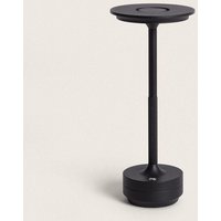Ledkia - Tragbare LED-Tischleuchte 3W mit wiederaufladbarem USB-Akku Astrid Schwarz von LEDKIA