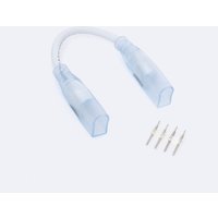 Efectoled - Verbinder Doppelt LED-Streifen Neon Dimmbar 220V SFLEX8 mit Kabel Einfarbig von EFECTOLED