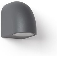Wandleuchte Aussen Aluminio Areca Dunkles Grau von LEDKIA