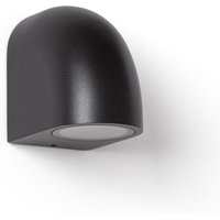 Wandleuchte Aussen Aluminio Areca Schwarz von LEDKIA