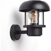 Wandleuchte Außen Aluminium Graham Schwarz von LEDKIA