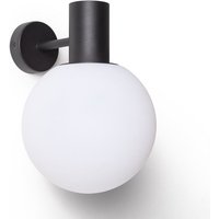 Wandleuchte Außen Aluminium Tondu Schwarz Wandleuchte Außen Aluminium Tondu Schwarz von LEDKIA