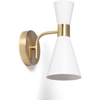 Wandleuchte Metall White Jigger Weiß von LEDKIA