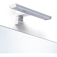Efectoled - Wandleuchte Spiegel Badezimmer 6W Silber Big Kendari 2700K Warmweiß von LEDKIA