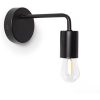 Wandleuchte aus Metall Jayso mit wiederaufladbarem USB-Akku Schwarz Wandleuchte aus Metall Jayso mit wiederaufladbarem USB-Akku Schwarz von EFECTOLED