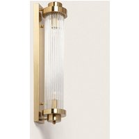 Wandleuchte aus Metall und Glas Marsen Gold von LEDKIA