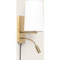 Wandleuchte mit Leselicht 2.5W Metall Quadratisch Linna Conne s Weiß von LEDKIA