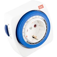 Efectoled - Zeitschaltuhr Analog Kompakt mit Schuko Steckdose Typ f von EFECTOLED