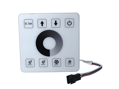 Controller-Set für dynamische Mono-LED-Streifen, Farbe IC WS2811, Modell mit Touch Panel von LEDLUX