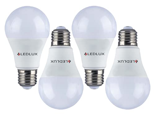 Dimmbare E27-LED-Lampen, 12 W, 1050 lm, 220 V, dimmbar mit Triac-Dimmer und traditionellem Controller (x4, 3000K) von LEDLUX