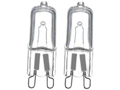 Halogen G9, G9 Halogenlampe dimmbar, G9 Warmweiß 2800K (28W 370 Lumen, 2 PCS) von LEDLUX