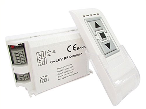 LED Dimmer Signal 0-10V Wireless mit RF Fernbedienung 220V Max 200W DM015 von LEDLUX