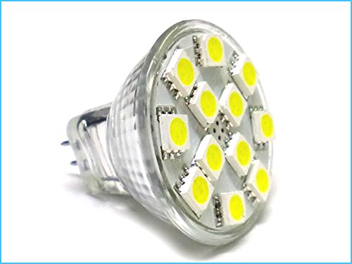 LED-Lampe MR11 12 SMD 5050 2W=20W 12V DC Natural White 4500K von LEDLUX