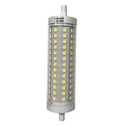 LED-Lampe R7S 118mm, 15W=180W 1800lm, Durchmesser 28mm, Lichtwinkel 360° (1, Kaltweiß 6000K) von LEDLUX