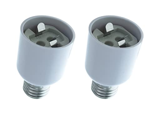 LEDLUX 2 Stück Konverter Adapter Lampenfassung Für LED-Lampen von LEDLUX