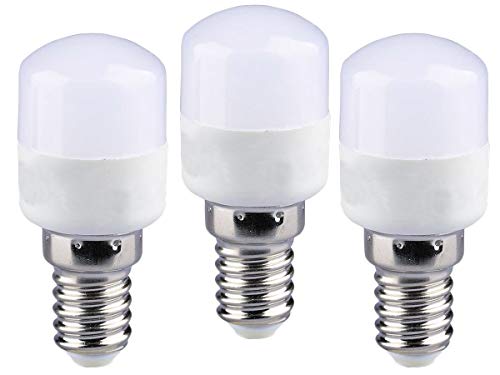 LEDLUX 3 Stück LED Lampe E14 Tubular T26 2W 180 Lumen 220V Für Dunstabzugshaube, Kühlschrank, Mikrowelle von LEDLUX