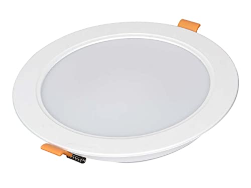 LEDLUX LED-Einbaustrahler, rund, LED-Panel-Stil, Deckenleuchte (18 W 1800 lm, Ø170 mm, 6000 K) von LEDLUX