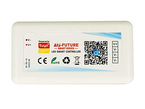 LEDLUX CL3801 Mini Steuergerät Tuya Smart Controller Wi-Fi LED Dimmer einfarbig kompatibel mit Alexa Google Home von LEDLUX