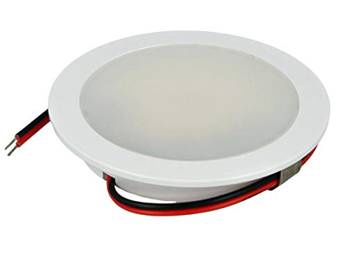 LEDLUX Mini runder LED-Einbaustrahler 5 W AC/DC 12 V DC 24 V Loch 60 mm dimmbares PWM von LEDLUX