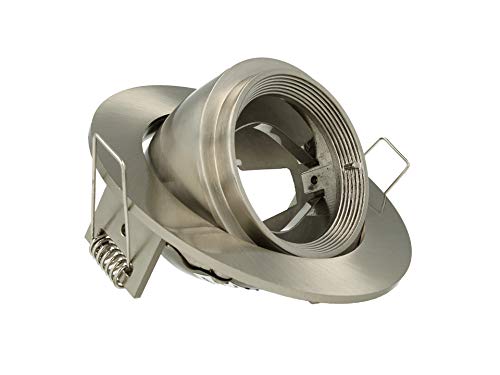 LEDLUX Snooker LED-Scheinwerfer GU10 MR16 Einbau-verstellbare 90-Grad-Runde mit Ring 90-mm-Loch mit asymmetrischer Beleuchtung von LEDLUX