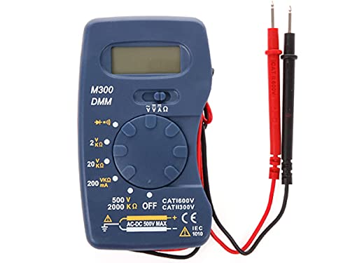 LEDLUX Digital Multimeter, Universal Pocket Tester, Voltmeter Amperemeter Ohm Tester DT830B (120X68X20mm) von LEDLUX