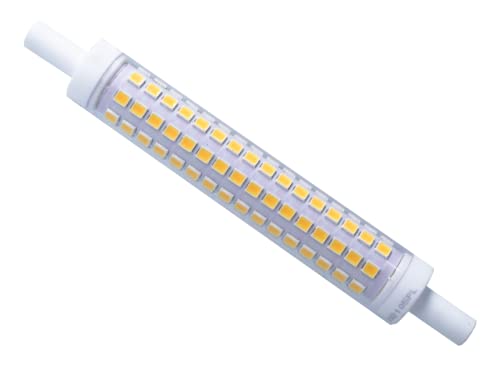 R7S 118 mm LED-Lampe, 8 W = 64 W, 800 Lumen, 360 ° -Winkel, schmaler Durchmesser nur 15 mm, NICHT dimmbar (1, 3000k) von LEDLUX