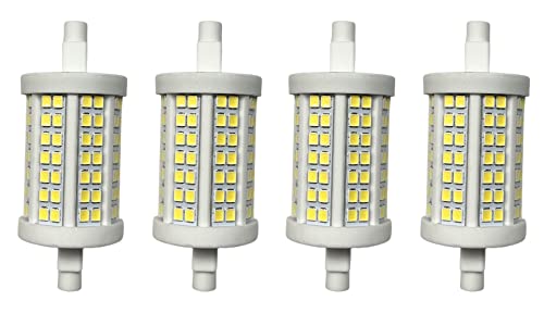 R7S 78mm dimmbare LED-Lampe, 15W=180W 1800lm, Durchmesser 30mm, Lichtwinkel 360° (4, Kaltweiß 6000K) von LEDLUX