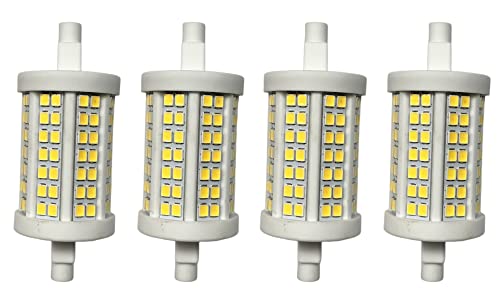 R7S 78mm dimmbare LED-Lampe, 15W=180W 1800lm, Durchmesser 30mm, Lichtwinkel 360° (4, Neutralweiß 4000K) von LEDLUX