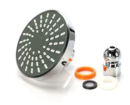 LEDLUX Runder Regenduschkopf, runder Duschkopf mit hohem Druck (Mini-Durchmesser 100 mm) von LEDLUX