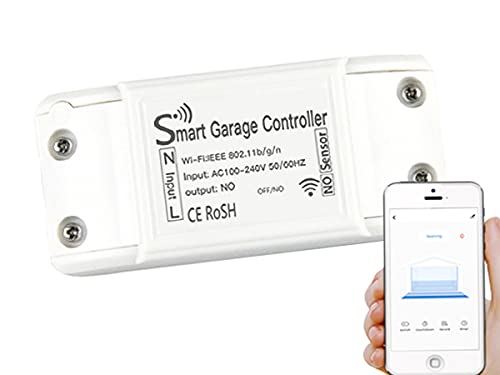 Smart WiFi Garage Opener, Öffner für Terrassentür, Garagentoröffner, Tuya Smart Life, kompatibel mit Alexa und Google Home von LEDLUX