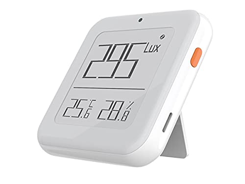 ZigBee Temperatursensor, ZigBee Feuchtigkeitssensor, ZigBee Lichtsensor, 3-in-1 ZigBee Sensor, App Tuya und Smartlife, kleines Quadrat von LEDLUX