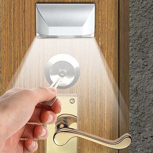 LEDMOMO Keyhole Licht Lampe, IR Wireless Auto Sensor Bewegungsmelder Tür Schlüsselloch 4 LED Licht Lampe von LEDMOMO
