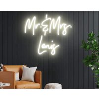 Anpassbare Neon Schilder, Hochzeit Schilder, Neon Schilder Individuell, Individuelle Schilder, Individuelle Led Schilder, Led Licht von LEDNeonSignsbyStu