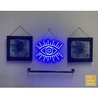 Evil Eye Led-Licht Schilder Für Zimmer/Bar Deko, Geburtstagsgeschenke, Party Hängend, Mit Verschiedenen Maßen&farbe Neon von LEDNeonSignsbyStu