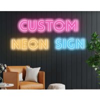 Kreieren Sie Ihr Eigenes Neon-Schild, Gestalten Hochzeits-Neon-Schild, Benutzerdefinierte Neon-Schilder, Led-Neon-Schilder, Personalisierte Neon Mit von LEDNeonSignsbyStu