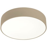 Caprice - led Round Flush Deckenleuchte lackiert Gold Phase Cut Dimmen 52cm 3940lm 3000K - Leds-c4 von LEDS-C4