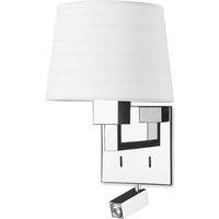 Aplique bali E27 60 cromo 644 with reader led 2.2 blanco cálido - 3000K cromo 1 von LEDS-C4