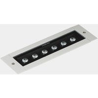 Convert Recessed 330mm sistema lineal empotrado de uso exterior con luz led en blanco neutro 4000K en color gris von LEDS-C4