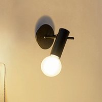 [GEBRAUCHT] Leds C4 Wandleuchte Lampe E27 Schwarz Aluminium Wandlampe Lampe Leuchte Spot B-Ware von LEDS-C4