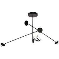 Grok Invisible - led Deckenanhänger Matt Schwarz Phase Cut Dimmen 2295lm 2700K von LEDS-C4