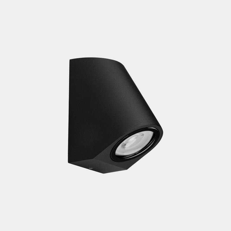 LEDS-C4 Außenwandlampe Eko Inclined, schwarz, Breite 7 cm von LEDS-C4