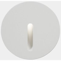LEDS C4 Bat Round Lineal Outdoor LED Wandeinbauleuchte Rund Weiß IP65 2.2W 3000K von LEDS-C4
