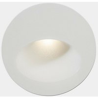 Leds C4 Bat Round Oval Outdoor led Wandeinbauleuchte Rund Weiß IP65 2.2W 3000K von LEDS-C4