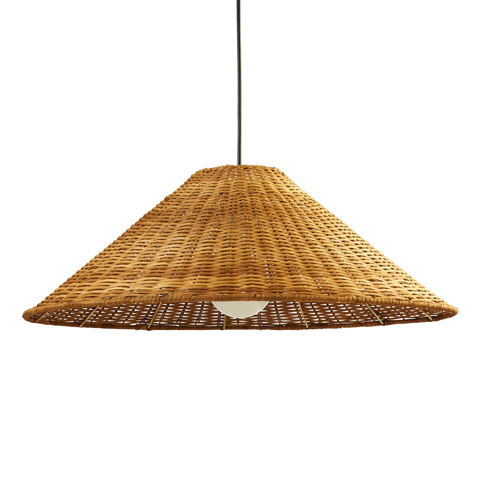 LEDS-C4 Caribe Hängeleuchte aus Rattan, Ø 600 cm von LEDS-C4