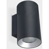 LEDS C4 Cosmos Wandleuchte Ø168 Double Emission Outdoor LED Up Down Light Large Urban Grey IP55 IK 4000K von LEDS-C4