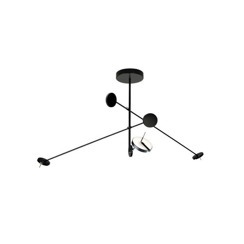 LEDS-C4 LED-Hängeleuchte Invisible Triplex Hängelampe Leuchte 2.700 K schwarz von LEDS-C4