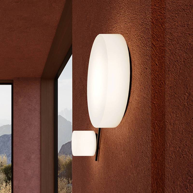 LEDS-C4 LED-Wandleuchte Spark Double, Länge 67 cm, CCT, Glas von LEDS-C4